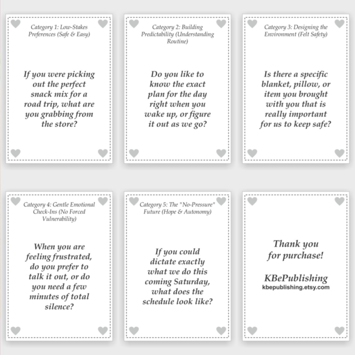 Foster Care Bonding Activities | Kinship Care Conversation Cards PDF - View 4