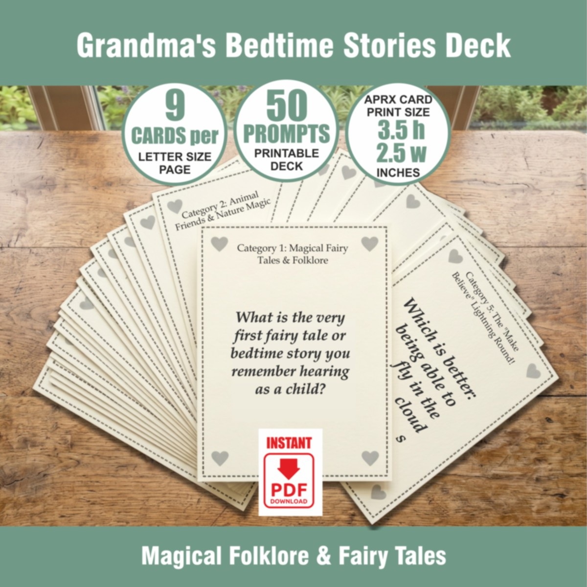 Grandma's Bedtime Stories Deck - View 3