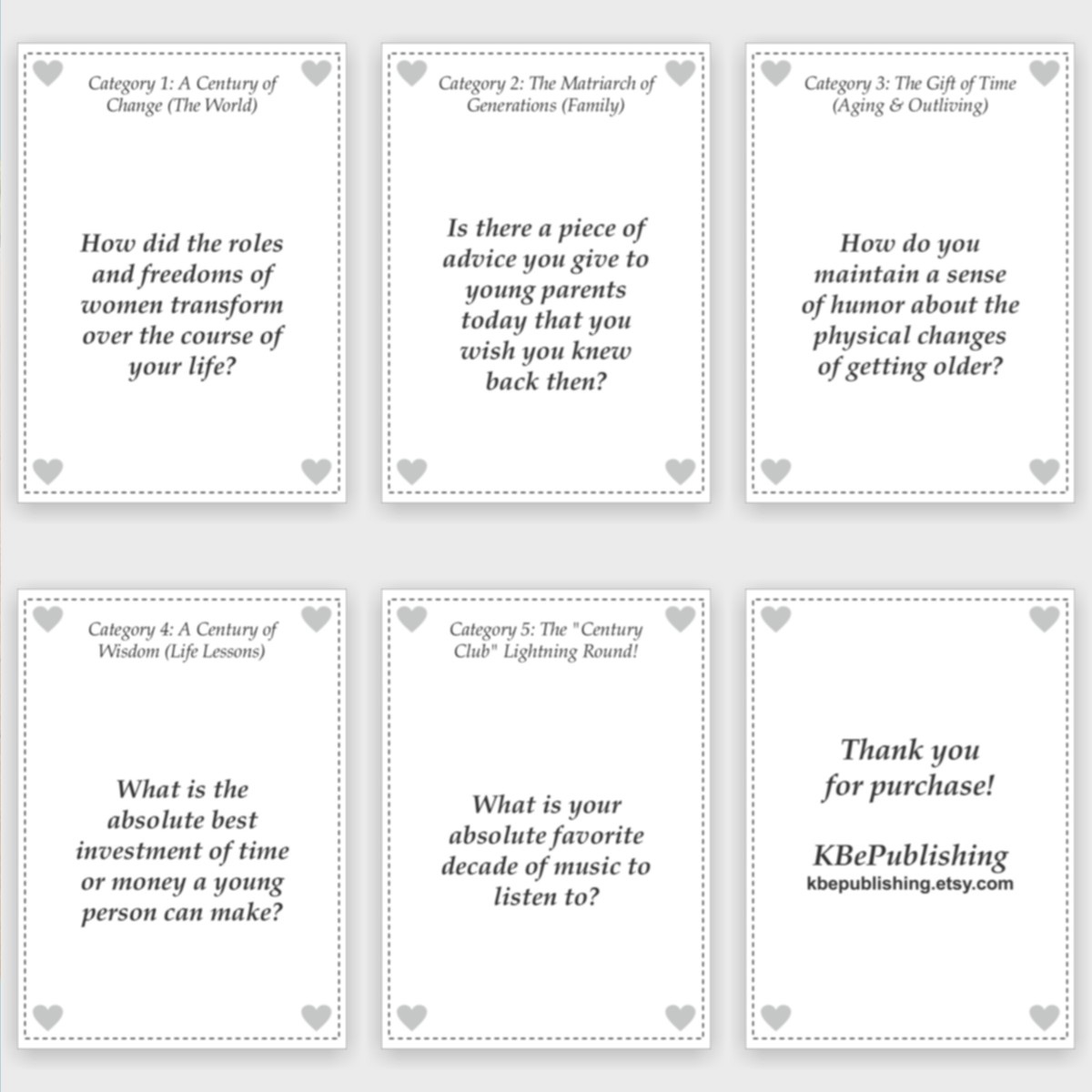 Great-Grandma Centenarian Cards - View 4