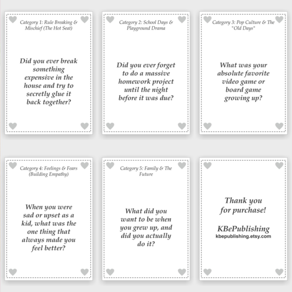 Kids Interview Parents | Reverse Conversation Cards | Family Bonding Game PDF - View 4