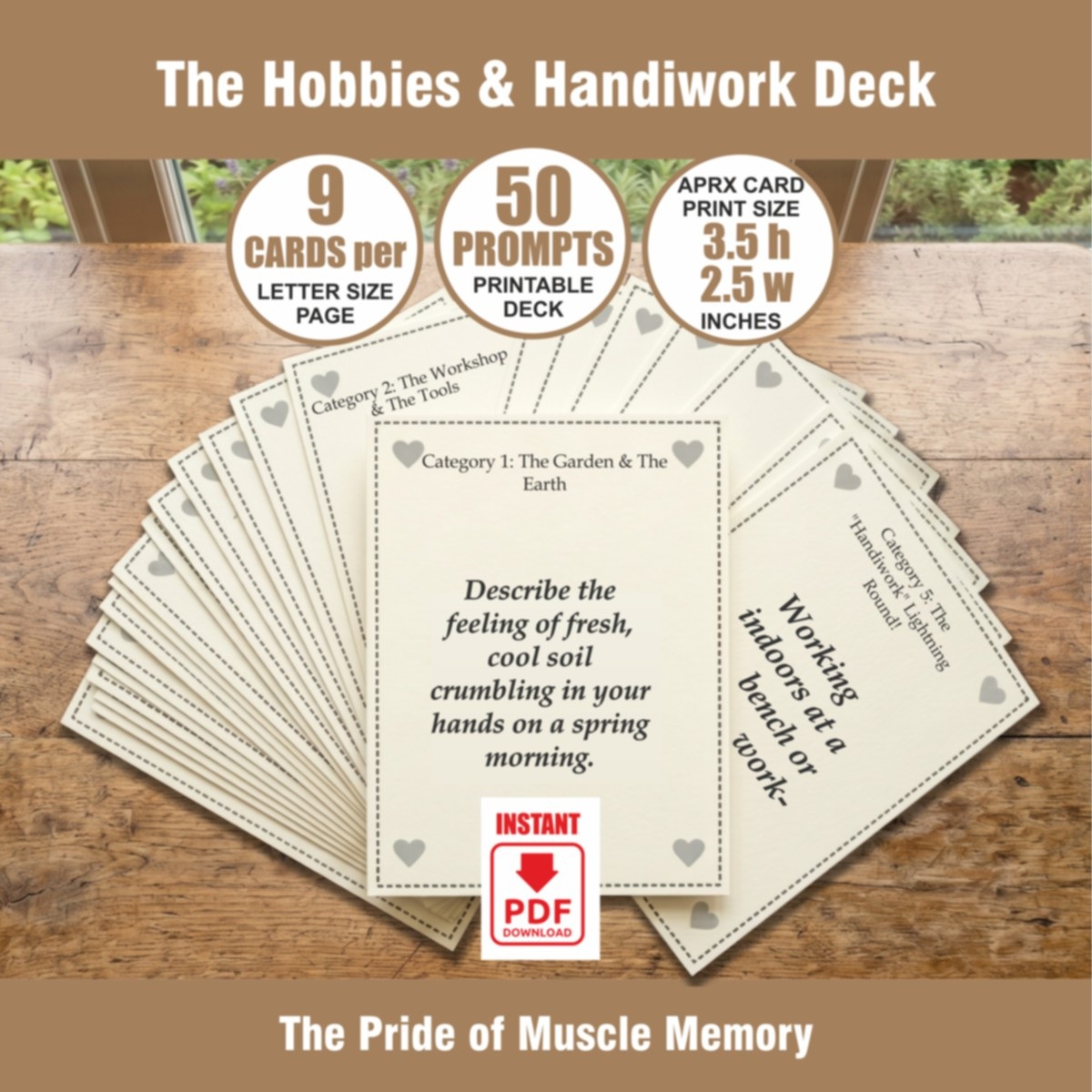 The Hobbies & Handiwork Deck - View 3