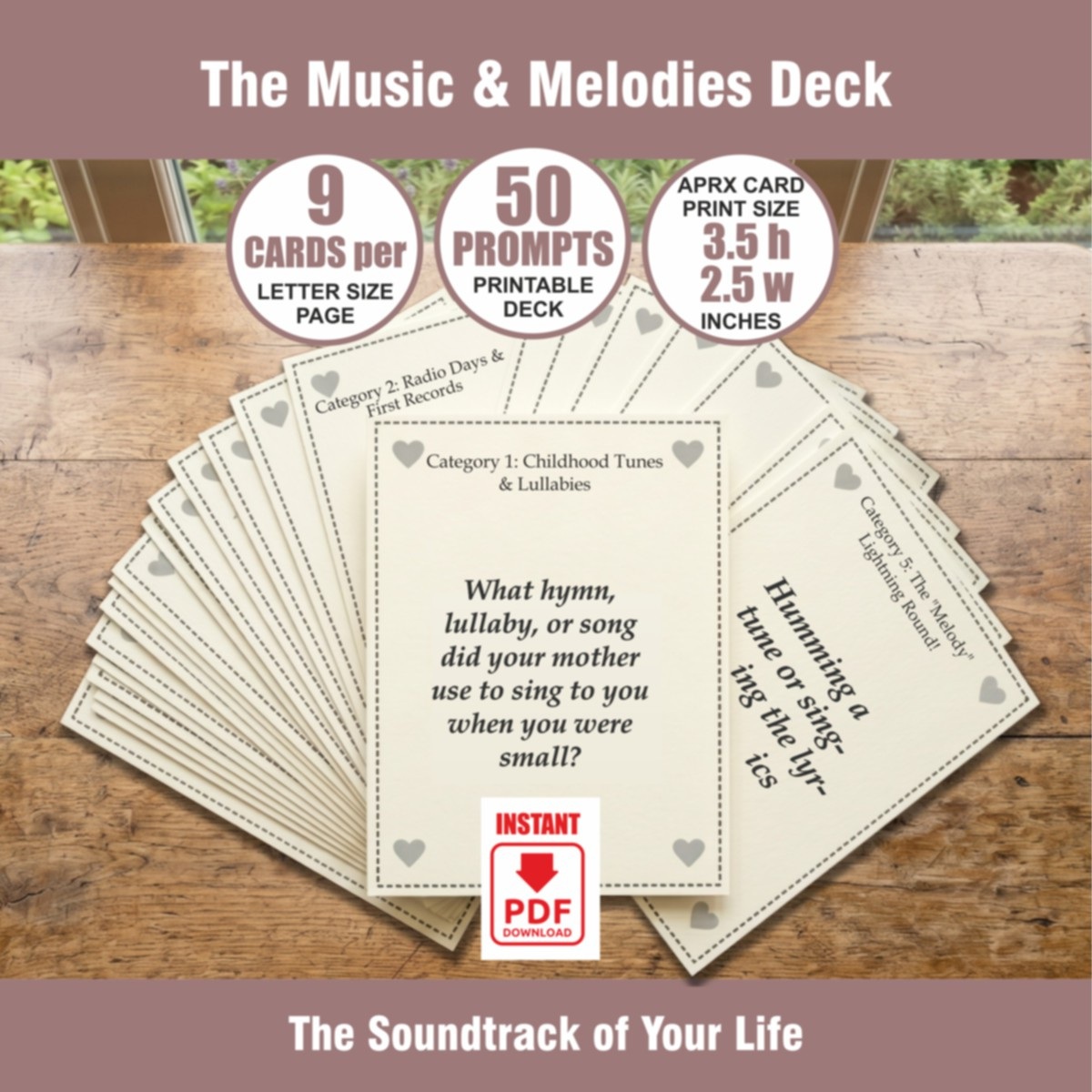 The Music & Melodies Deck - View 3