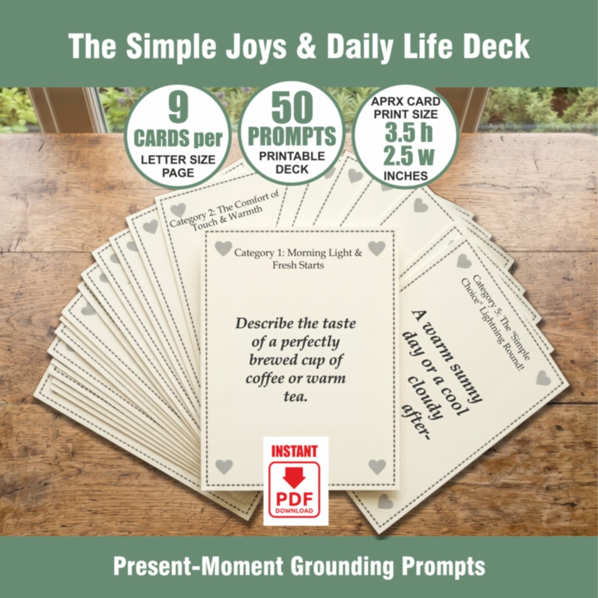 The Simple Joys & Daily Life Deck - View 3
