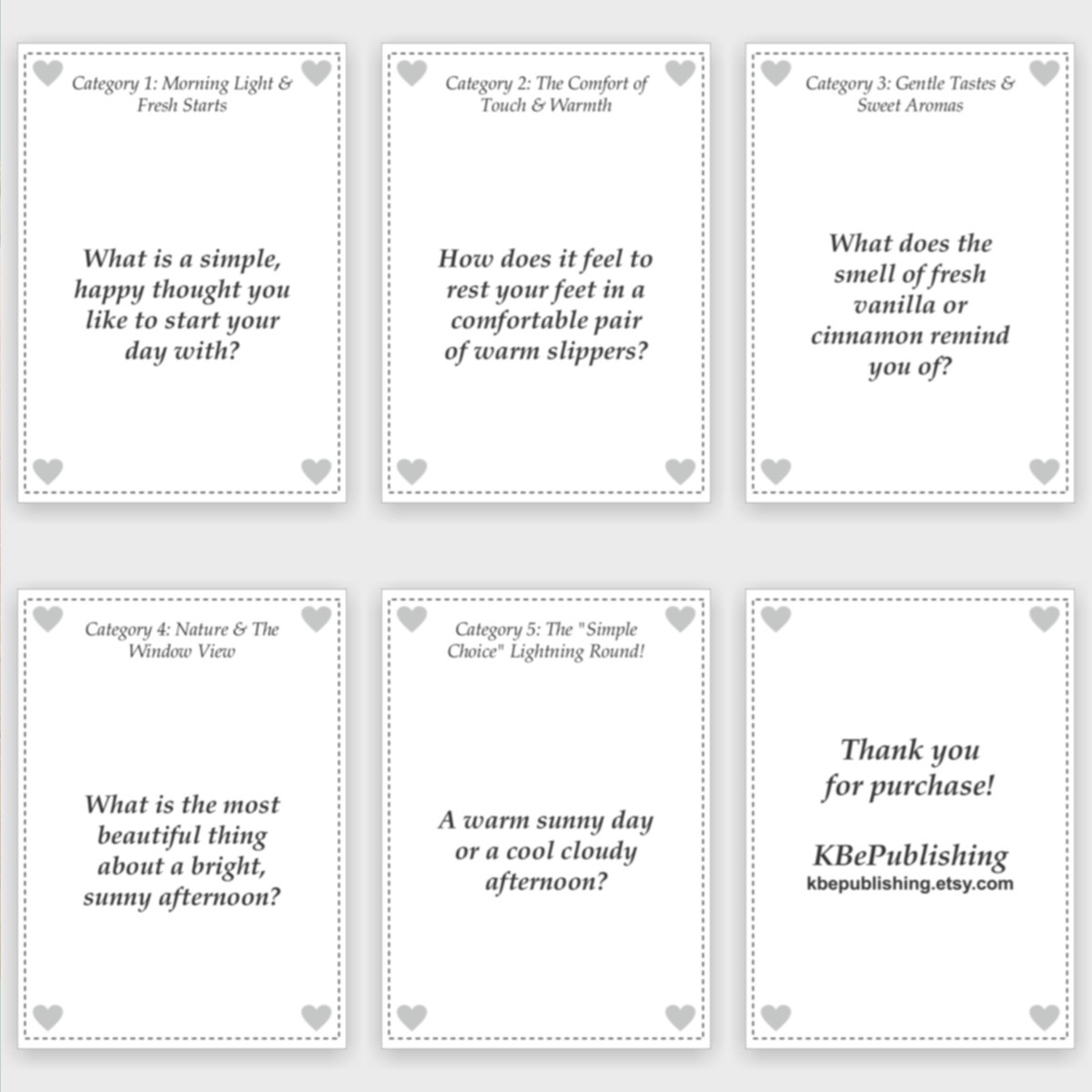 The Simple Joys & Daily Life Deck - View 4