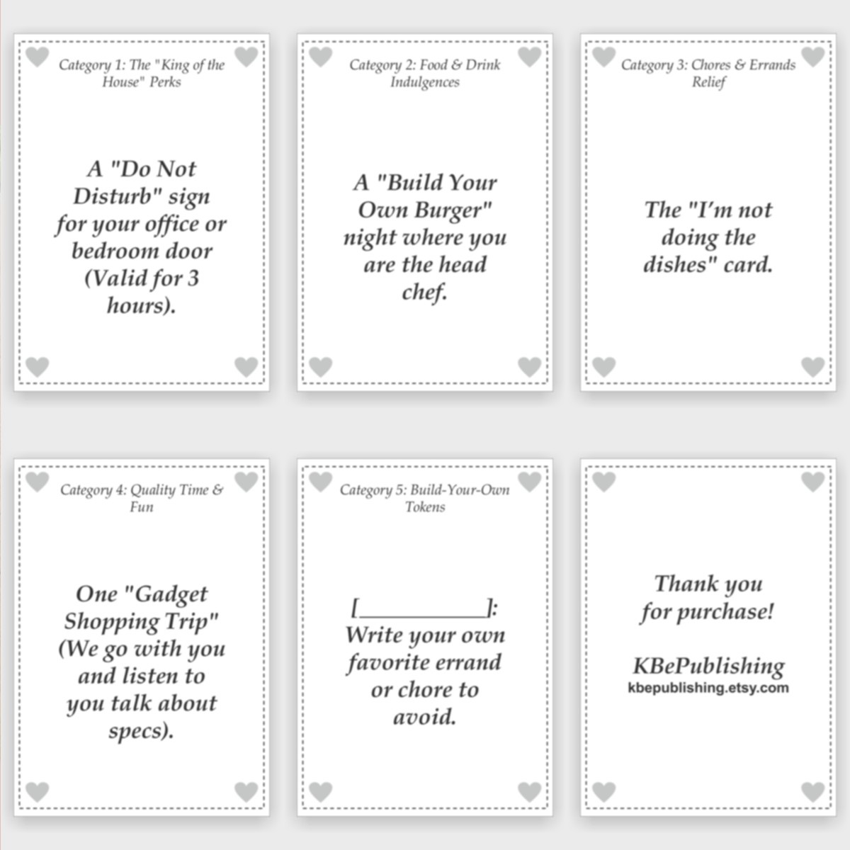 Ultimate Dad Coupon Book - Printable Fathers Day Gift - View 4